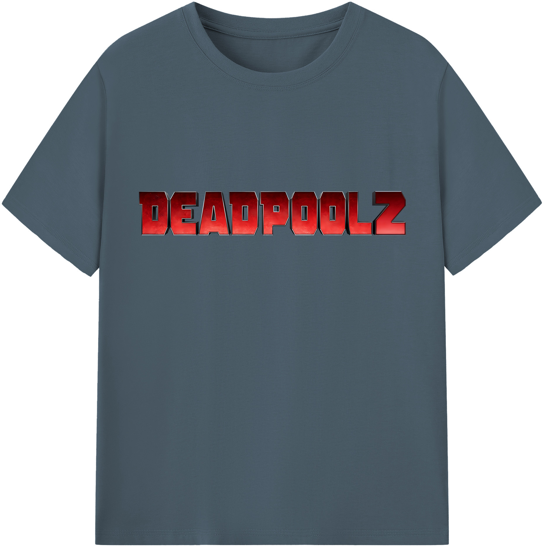 （画像用） Deadpool デッドプール 綿100％半袖Tシャツ（フロントプリント）